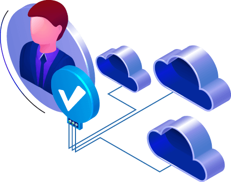 A representation of our web scraping capability crawling sites to collect information on businesses